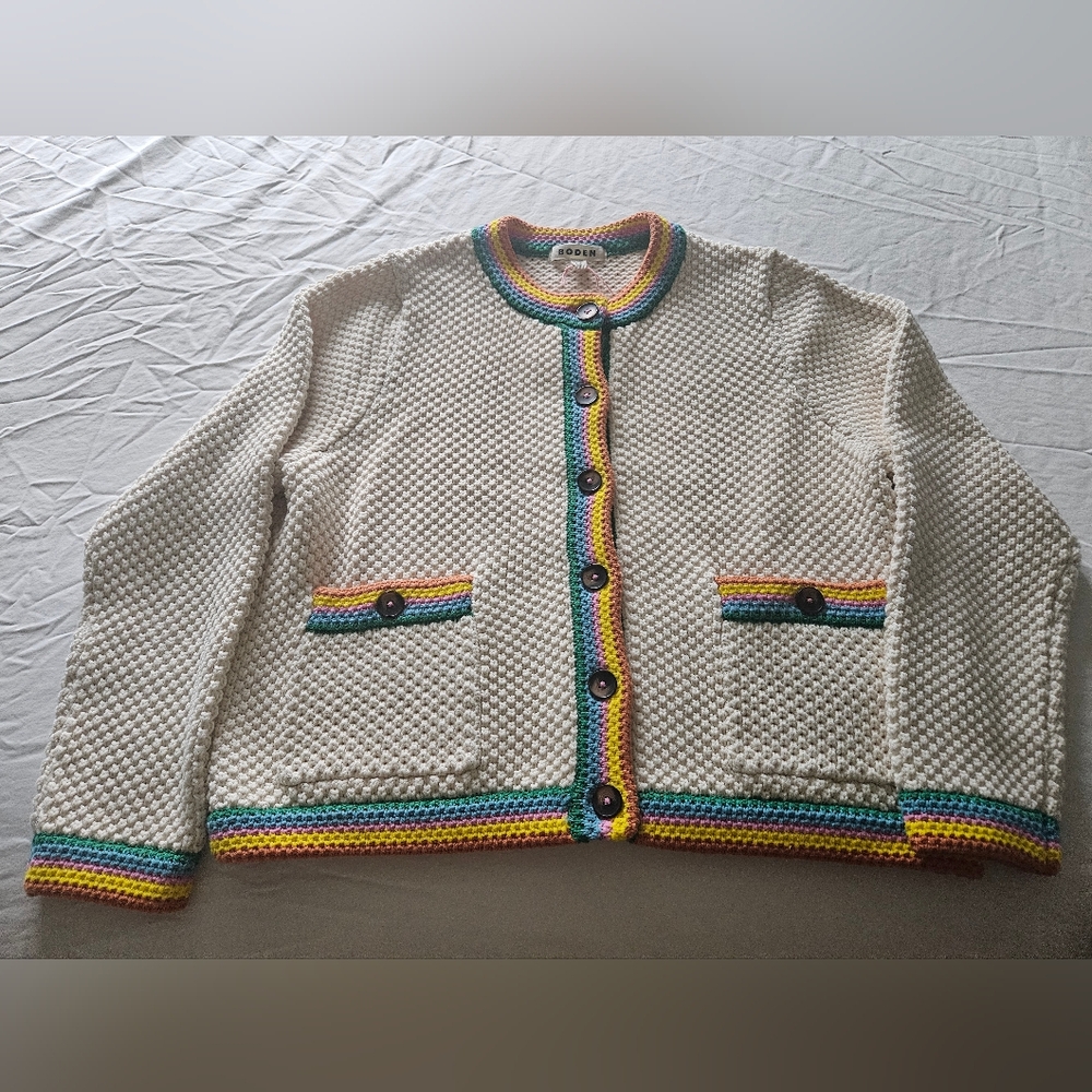Boden NWOT Libby Knitted Jacket